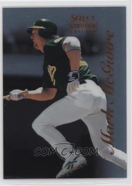 1996 Select Certified Edition - [Base] #20 - Mark McGwire