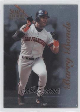 1996 Select Certified Edition - [Base] #31 - Barry Bonds