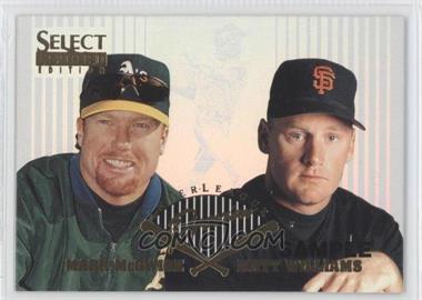 1996 Select Certified Edition - Inter-League Preview - Sample #23 - Mark McGwire, Matt Williams