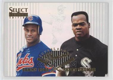 1996 Select Certified Edition - Inter-League Preview #3 - Sammy Sosa, Frank Thomas