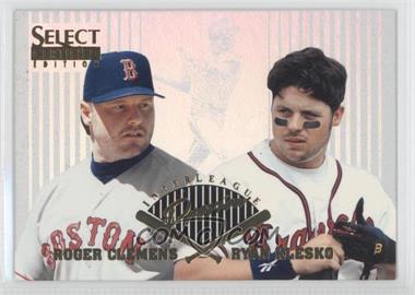 1996 Select Certified Edition - Inter-League Preview #5 - Roger Clemens, Ryan Klesko