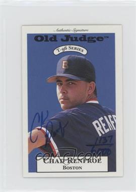 1996 Signature Rookies Old Judge - T-96 Minis - Signatures #28 - Chad Renfroe /6000