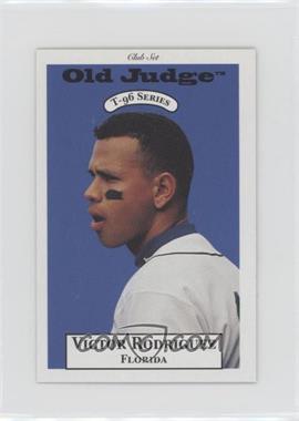 1996 Signature Rookies Old Judge - T-96 #29 - Victor Rodriguez (Alex Rodriguez Pictured)