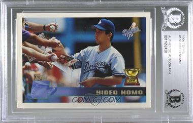 1996 Topps - [Base] #136 - Hideo Nomo [BAS Authentic]