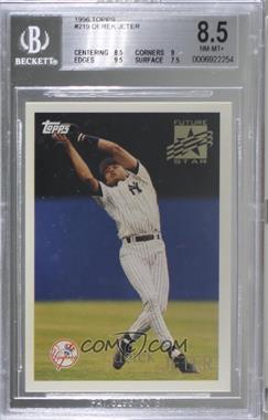 1996 Topps - [Base] #219 - Future Star - Derek Jeter [BGS 8.5 NM‑MT+]