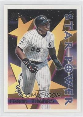 1996 Topps - [Base] #229 - Star Power - Frank Thomas