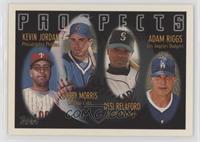 Prospects - Kevin Jordan, Bobby Morris, Desi Relaford, Adam Riggs [EX to&n…