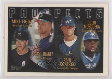 1996 Topps - [Base] #432 - Prospects - Mike Figga, Raul Ibanez, Paul Konerko, Julio Mosquera