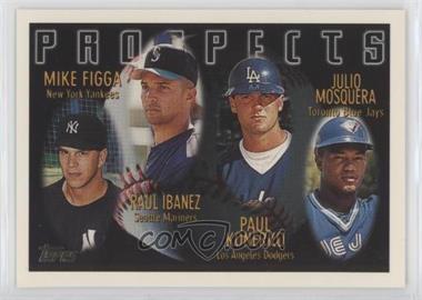 1996 Topps - [Base] #432 - Prospects - Mike Figga, Raul Ibanez, Paul Konerko, Julio Mosquera