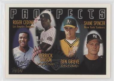1996 Topps - [Base] #436 - Prospects - Roger Cedeno, Derrick Gibson, Ben Grieve, Shane Spencer