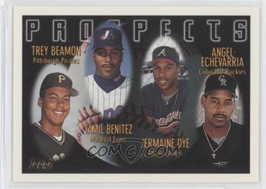 1996 Topps - [Base] #439 - Prospects - Trey Beamon, Yamil Benitez, Jermaine Dye, Angel Echevarria
