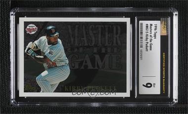 1996 Topps - Masters of the Game #MG15 - Kirby Puckett [CSG 9 Mint]