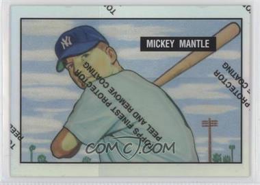 1996 Topps - Mickey Mantle Commemorative Reprints - Finest Refractors #1 - Mickey Mantle (1951 Bowman)