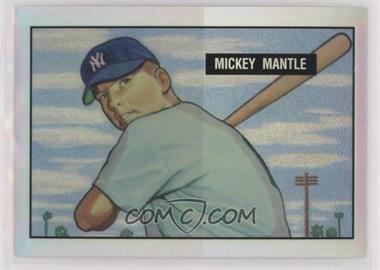 1996 Topps - Mickey Mantle Commemorative Reprints - Finest Refractors #1 - Mickey Mantle (1951 Bowman) [EX to NM]