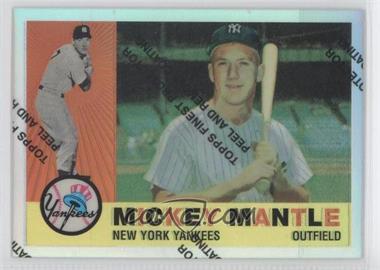 1996 Topps - Mickey Mantle Commemorative Reprints - Finest Refractors #10 - Mickey Mantle (1960 Topps)