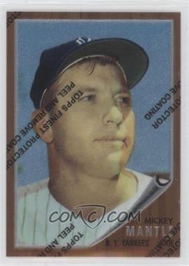 1996 Topps - Mickey Mantle Commemorative Reprints - Finest Refractors #12 - Mickey Mantle (1962 Topps)