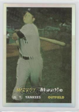 1996 Topps - Mickey Mantle Commemorative Reprints - Finest Refractors #7 - Mickey Mantle (1957 Topps)