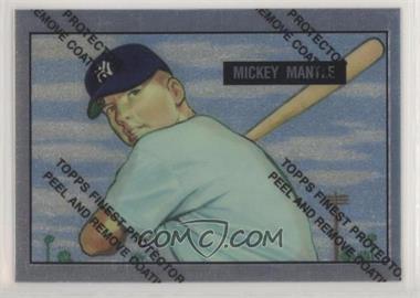 1996 Topps - Mickey Mantle Commemorative Reprints - Finest #1 - Mickey Mantle (1951 Bowman)