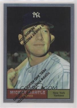 1996 Topps - Mickey Mantle Commemorative Reprints - Finest #11 - Mickey Mantle (1961 Topps)