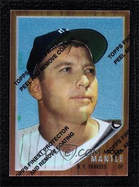 1996 Topps - Mickey Mantle Commemorative Reprints - Finest #12 - Mickey Mantle (1962 Topps)