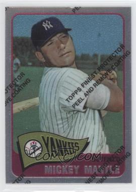 1996 Topps - Mickey Mantle Commemorative Reprints - Finest #15.1 - Mickey Mantle (1965 Topps)