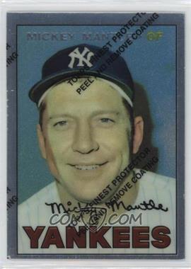 1996 Topps - Mickey Mantle Commemorative Reprints - Finest #17 - Mickey Mantle (1967 Topps)