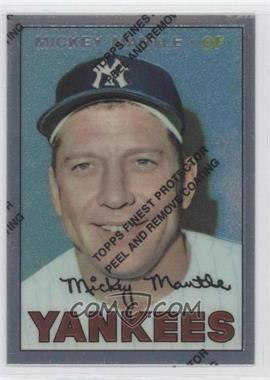 1996 Topps - Mickey Mantle Commemorative Reprints - Finest #17 - Mickey Mantle (1967 Topps)