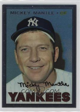 1996 Topps - Mickey Mantle Commemorative Reprints - Finest #17 - Mickey Mantle (1967 Topps)