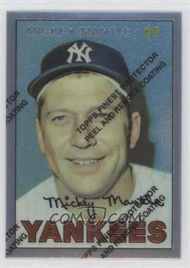 1996 Topps - Mickey Mantle Commemorative Reprints - Finest #17 - Mickey Mantle (1967 Topps)