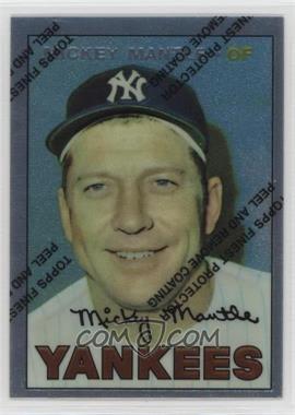 1996 Topps - Mickey Mantle Commemorative Reprints - Finest #17 - Mickey Mantle (1967 Topps)