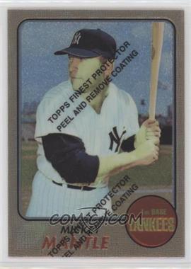 1996 Topps - Mickey Mantle Commemorative Reprints - Finest #18 - Mickey Mantle (1968 Topps)