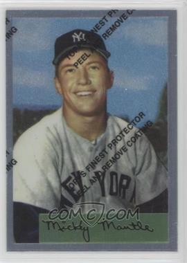 1996 Topps - Mickey Mantle Commemorative Reprints - Finest #4 - Mickey Mantle (1954 Bowman)