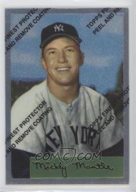 1996 Topps - Mickey Mantle Commemorative Reprints - Finest #4 - Mickey Mantle (1954 Bowman)