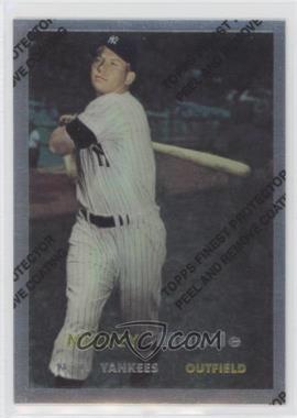 1996 Topps - Mickey Mantle Commemorative Reprints - Finest #7 - Mickey Mantle (1957 Topps)