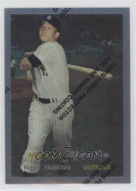 1996 Topps - Mickey Mantle Commemorative Reprints - Finest #7 - Mickey Mantle (1957 Topps)