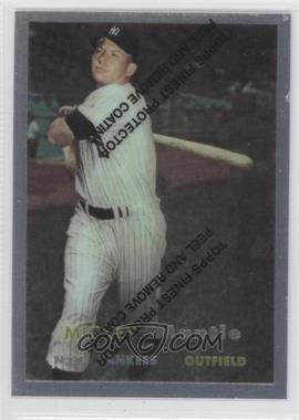 1996 Topps - Mickey Mantle Commemorative Reprints - Finest #7 - Mickey Mantle (1957 Topps)