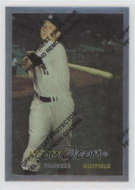 1996 Topps - Mickey Mantle Commemorative Reprints - Finest #7 - Mickey Mantle (1957 Topps)