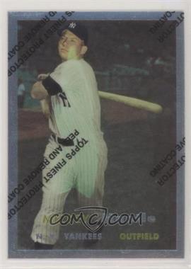 1996 Topps - Mickey Mantle Commemorative Reprints - Finest #7 - Mickey Mantle (1957 Topps)