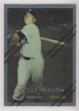 1996 Topps - Mickey Mantle Commemorative Reprints - Finest #7 - Mickey Mantle (1957 Topps)