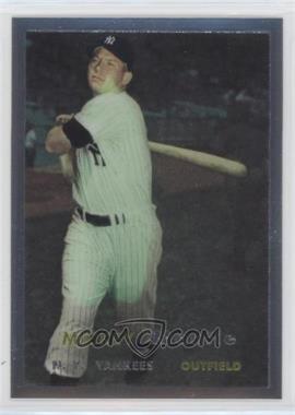 1996 Topps - Mickey Mantle Commemorative Reprints - Finest #7 - Mickey Mantle (1957 Topps)