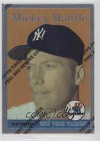 Mickey Mantle (1958 Topps) [Noted]