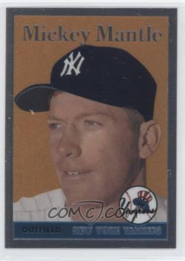1996 Topps - Mickey Mantle Commemorative Reprints - Finest #8 - Mickey Mantle (1958 Topps)
