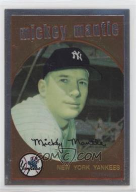1996 Topps - Mickey Mantle Commemorative Reprints - Finest #9 - Mickey Mantle (1959 Topps) [EX to NM]
