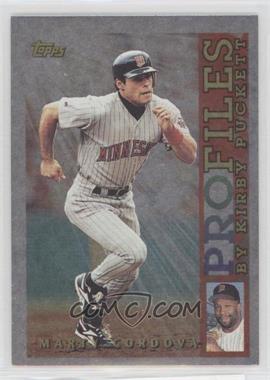 1996 Topps - Profiles #AL-12 - Marty Cordova