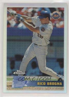 1996 Topps Chrome - [Base] - Refractor #103 - Rico Brogna