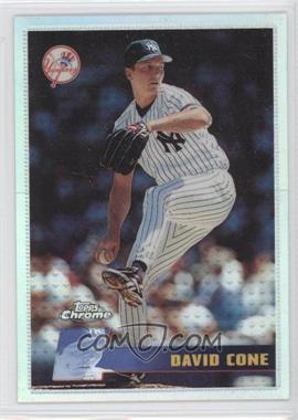 1996 Topps Chrome - [Base] - Refractor #33 - David Cone