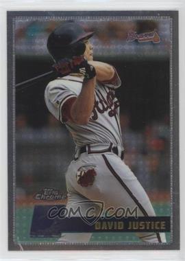 1996 Topps Chrome - [Base] #22 - David Justice