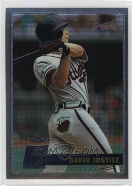 1996 Topps Chrome - [Base] #22 - David Justice