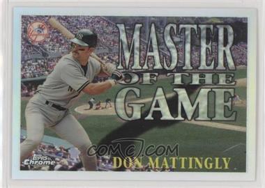 1996 Topps Chrome - Master of the Game - Refractor #MG13 - Don Mattingly