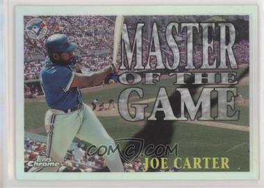 1996 Topps Chrome - Master of the Game - Refractor #MG16 - Joe Carter